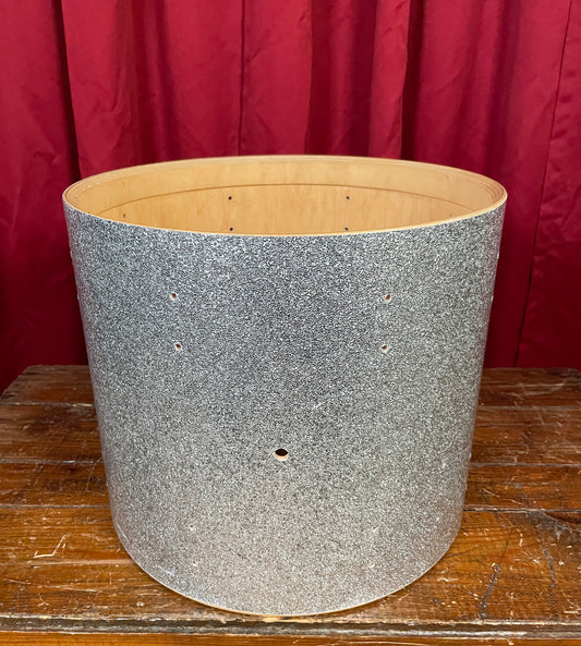 2006 DW Collector's Series 12x14 Tom Drum Shell Only Silver Sparkle Drum Workshop