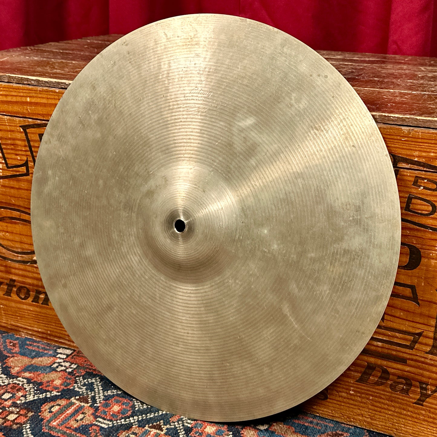 16" Paiste 1960s Ludwig Standard Crash Cymbal 889g Swiss Made *Video Demo*