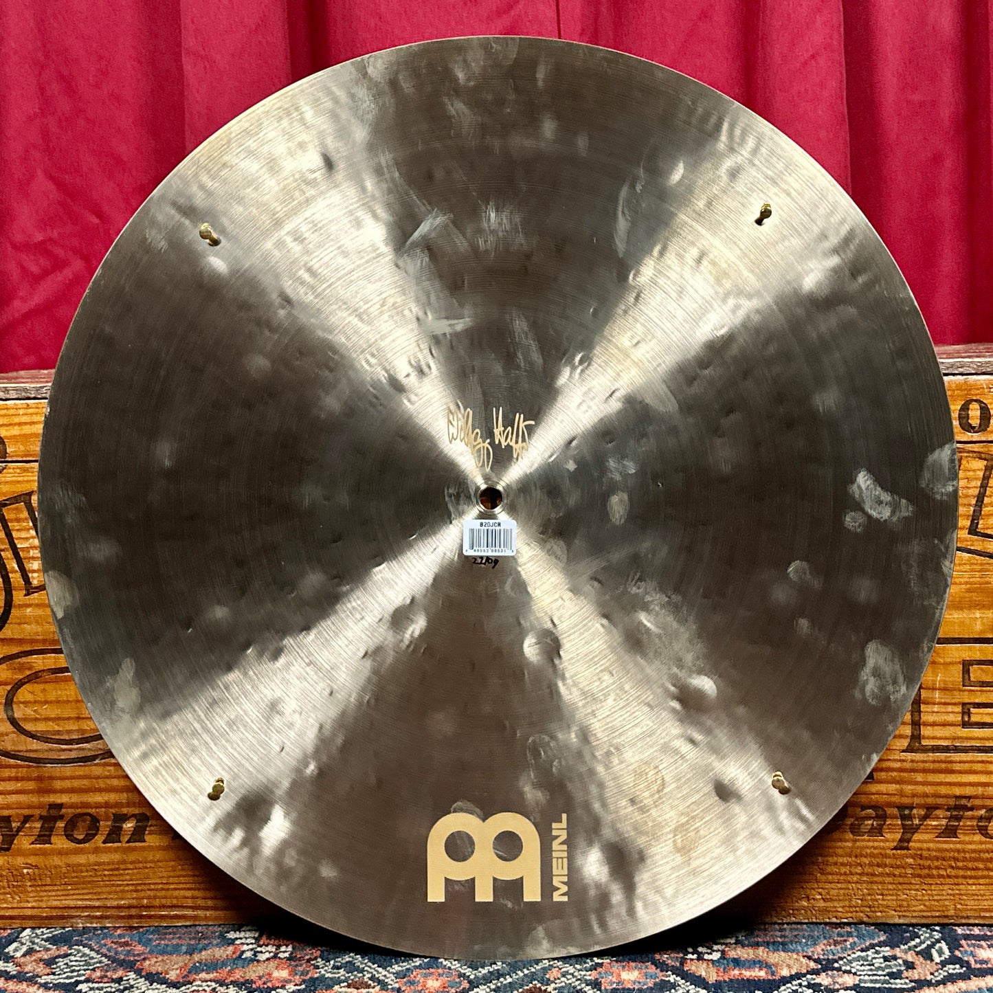 20" Meinl Byzance Jazz Club Ride Cymbal 2210g *Video*