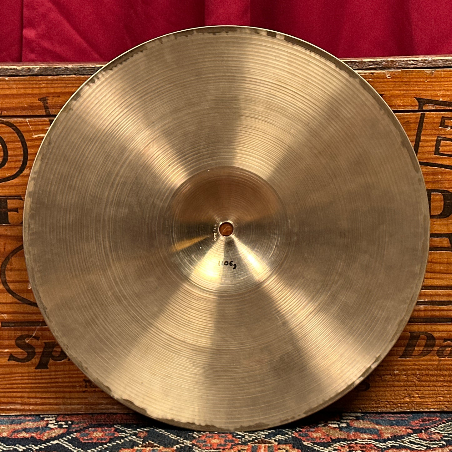 14" Zildjian A 1970s Made In Canada Hi-Hat Cymbal Single 1106g *Video Demo*