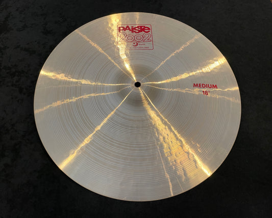 18" Paiste 2002 Medium Crash Cymbal 1582g *Video Demo*
