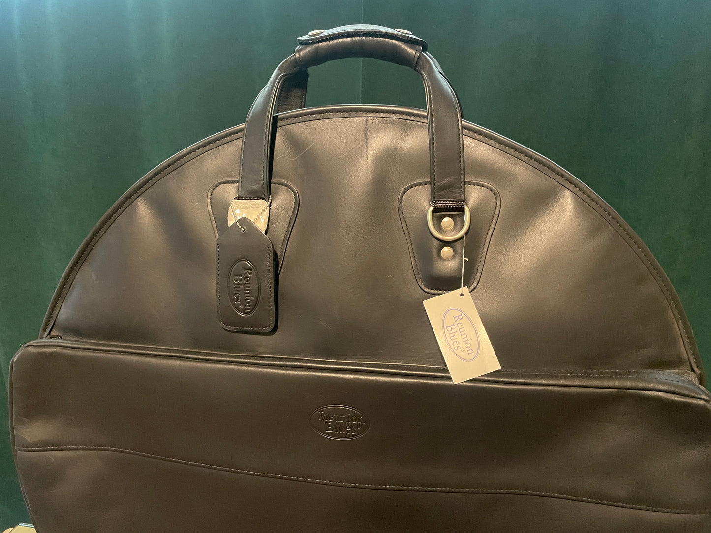 22" Reunion Blues Black Leather Cymbal Bag