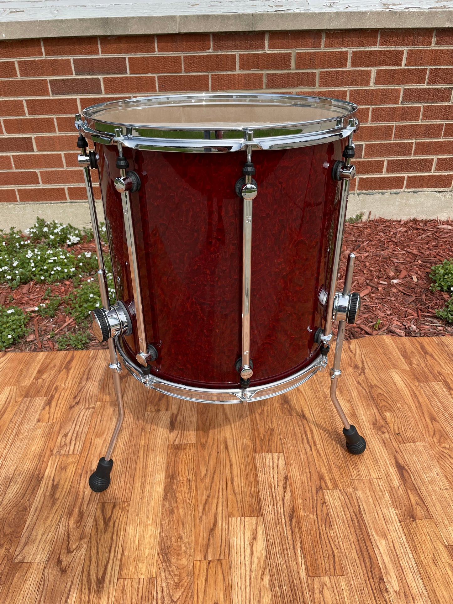 Sonor Designer Series 16" Maple Light Floor Tom Stain Red 16x16