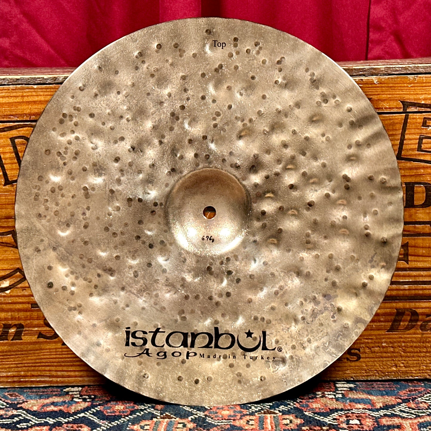 15" Istanbul Agop Xist Dry Dark Brilliant Hi-Hat Cymbal Pair 676g/1142g *Video Demo*