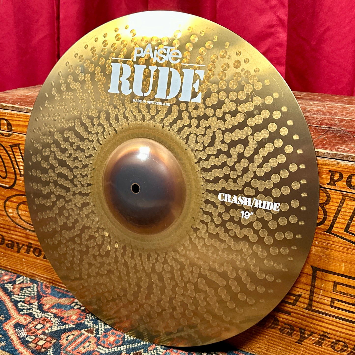 19" Paiste RUDE Crash/Ride Cymbal 2124g *Video*