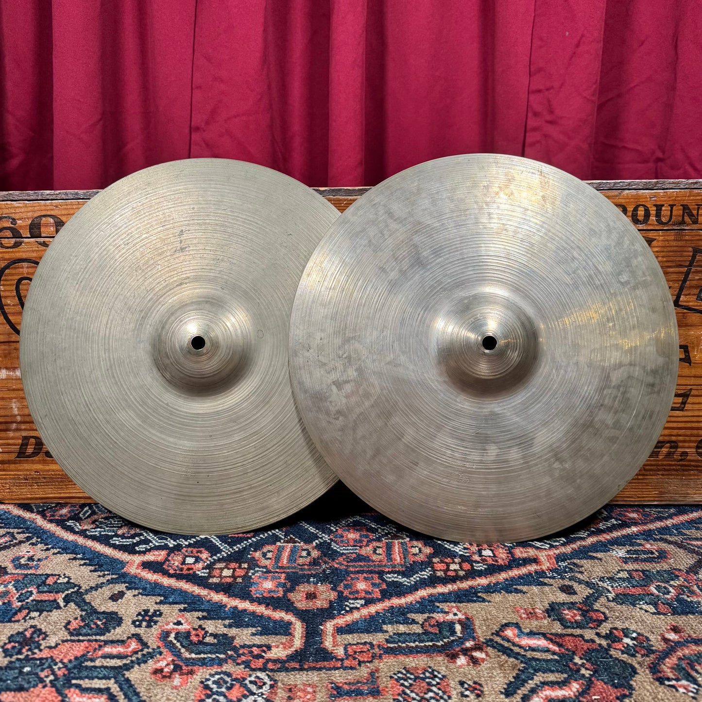 14" Zildjian A 1950s Small Stamp Hi-Hat Cymbal Pair 774g/822g *Video Demo*