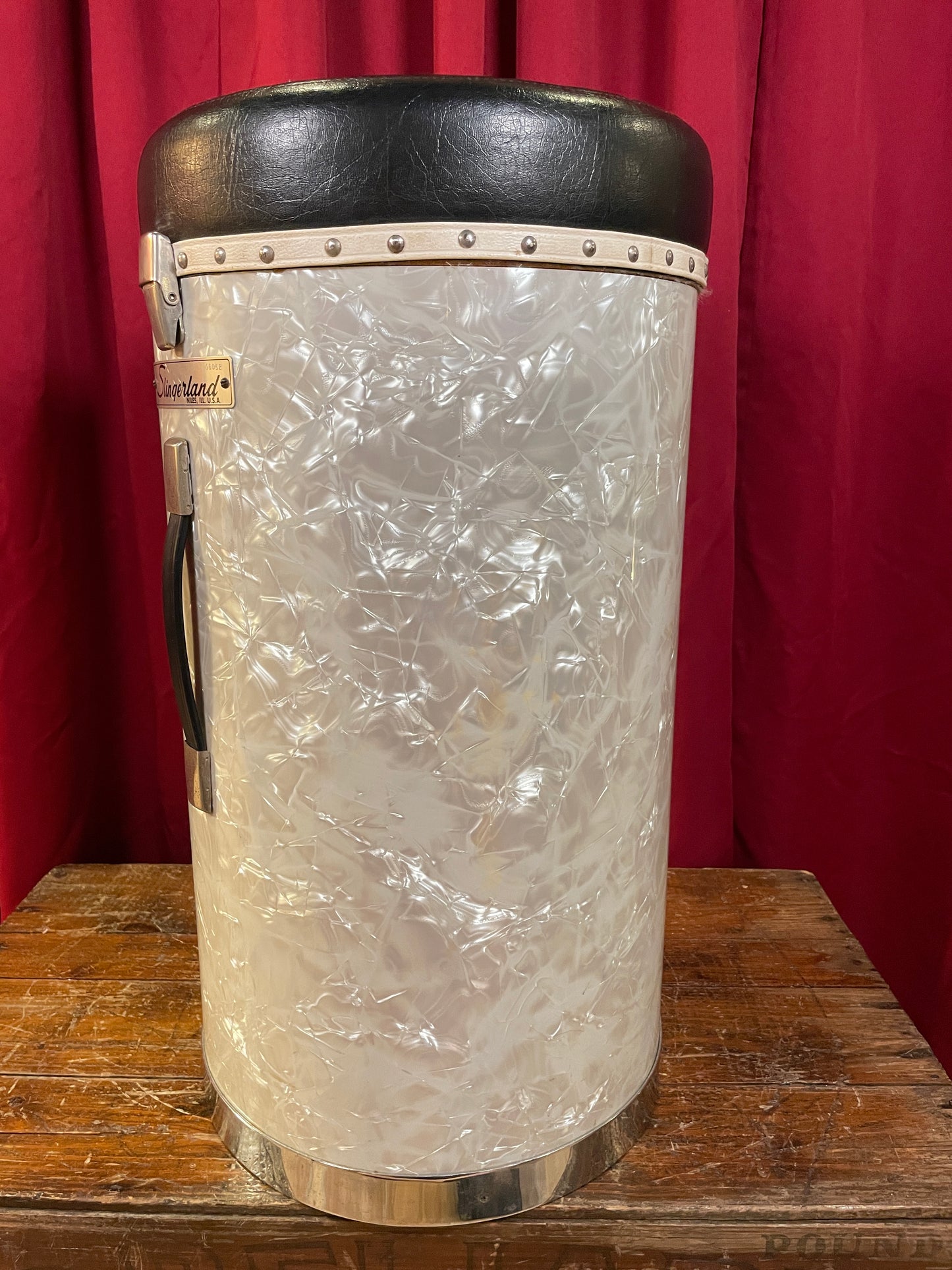 Vintage Slingerland No. 882 Pac-All Canister Drum Throne Buddy Rich