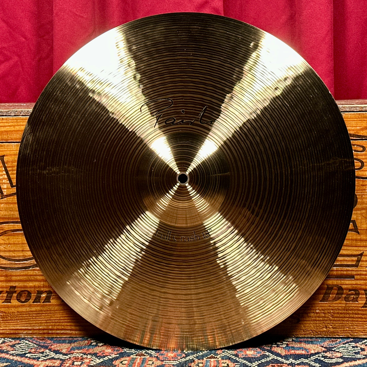 18" Paiste Signature Full Crash Cymbal 1452g *Video*