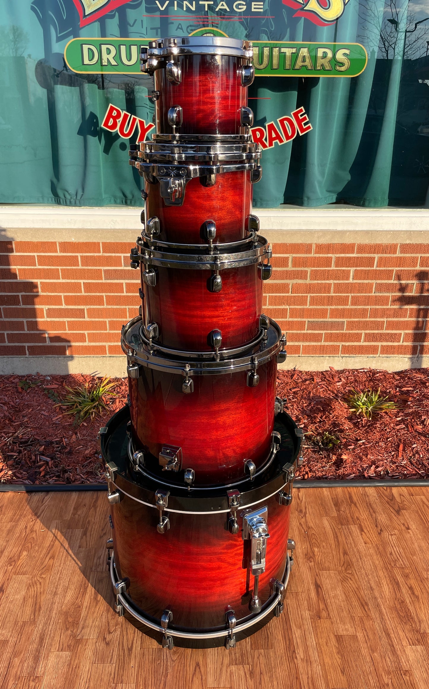 Tama Starclassic Bubinga Drum Set Red Mahogany Burst 22/8/10/12/16