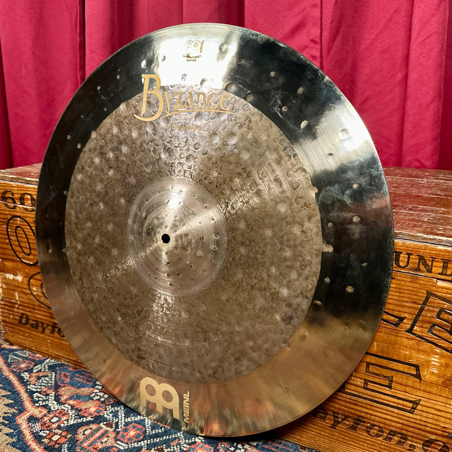 22" Meinl Byzance Vintage Equilibrium Ride Cymbal 2716g *Video*