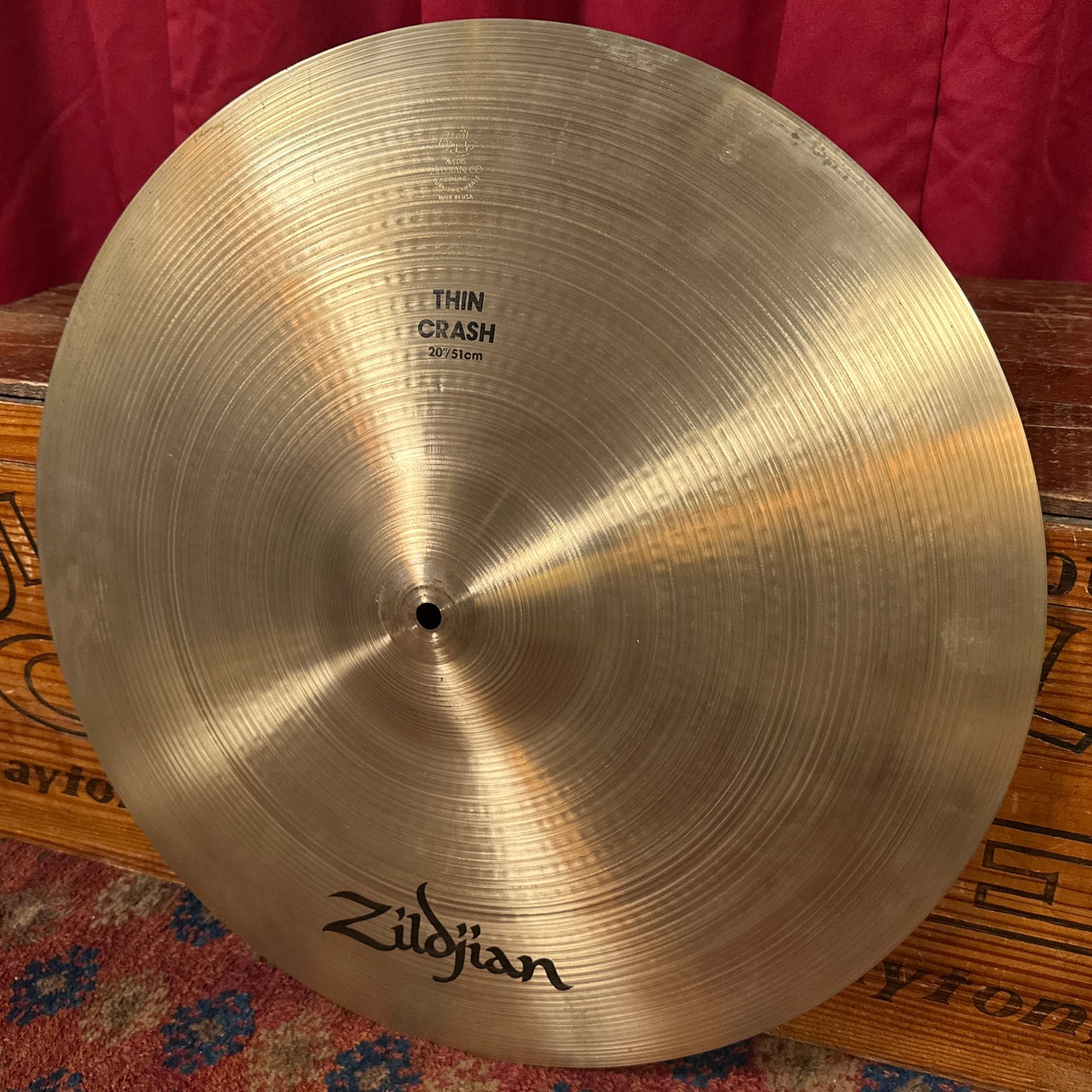 20" Zildjian A 1980s Thin Crash Cymbal 2032g *Video Demo*