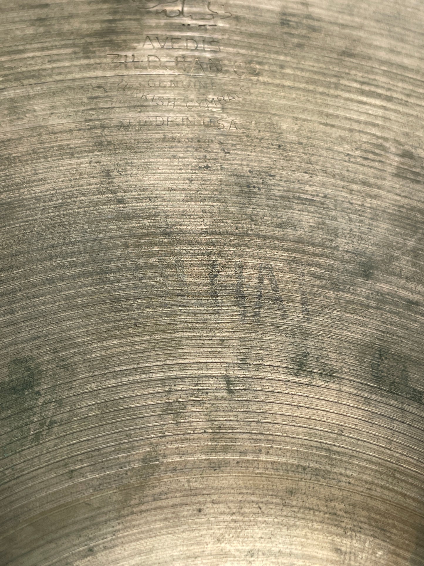 1950s 12" Zildjian A Small Stamp Hi-Hat Cymbal Pair 420g/482g