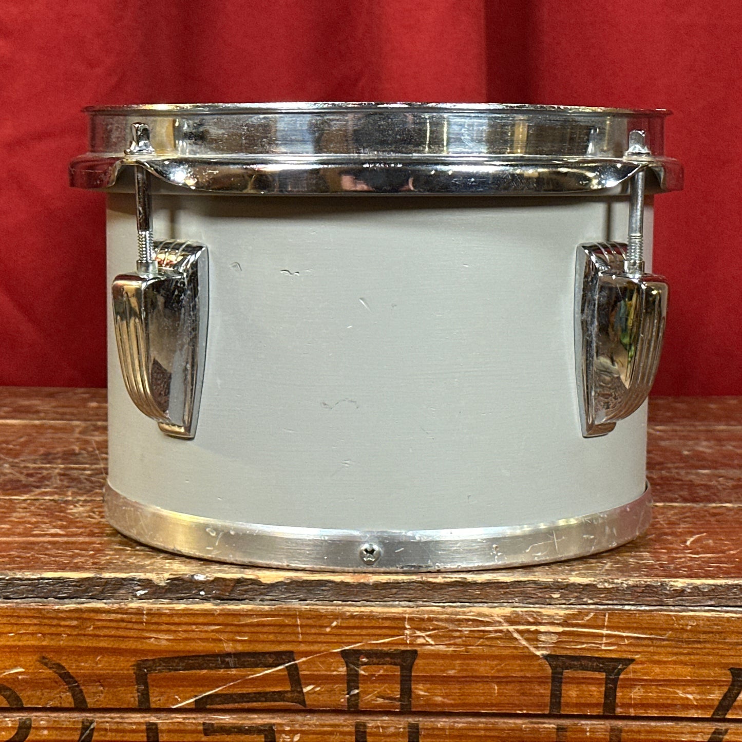 Vintage Ludwig 6" & 8" Tunable Bongo Pair Gray