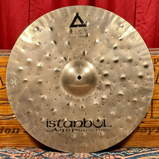 19" Istanbul Agop Xist Dry Dark Brilliant Crash Cymbal 1318g *Video*