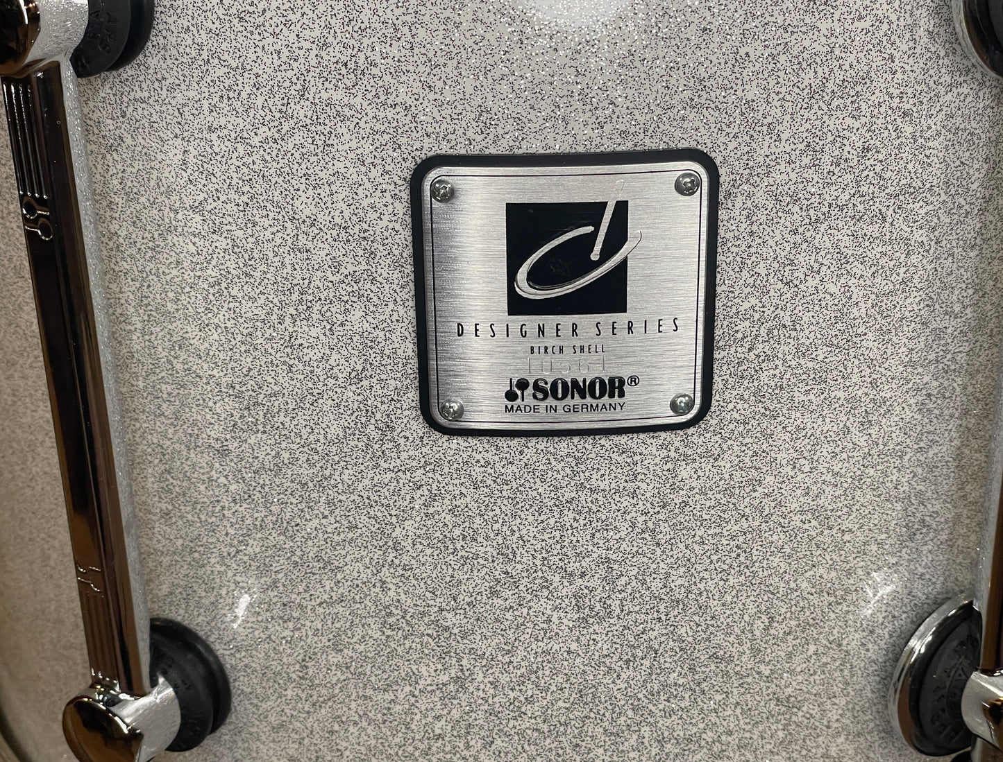 Sonor Designer Series 13" Maple Light Tom Single White Sparkle 11x13 13x11