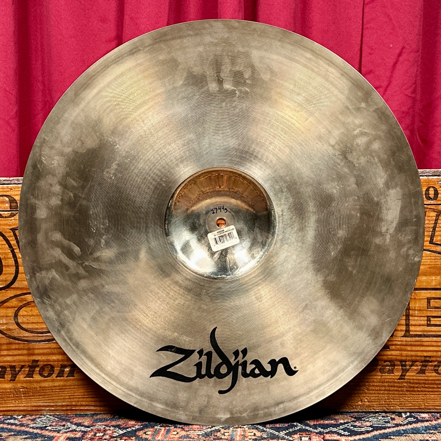 20" Zildjian A Custom Projection Ride Cymbal 2744g *Video*