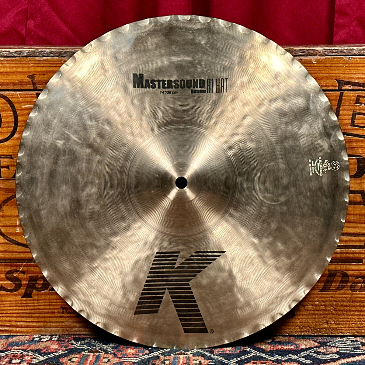 14" Zildjian K Mastersound Hi-Hat Cymbal Pair 1226g/1418g *Video*