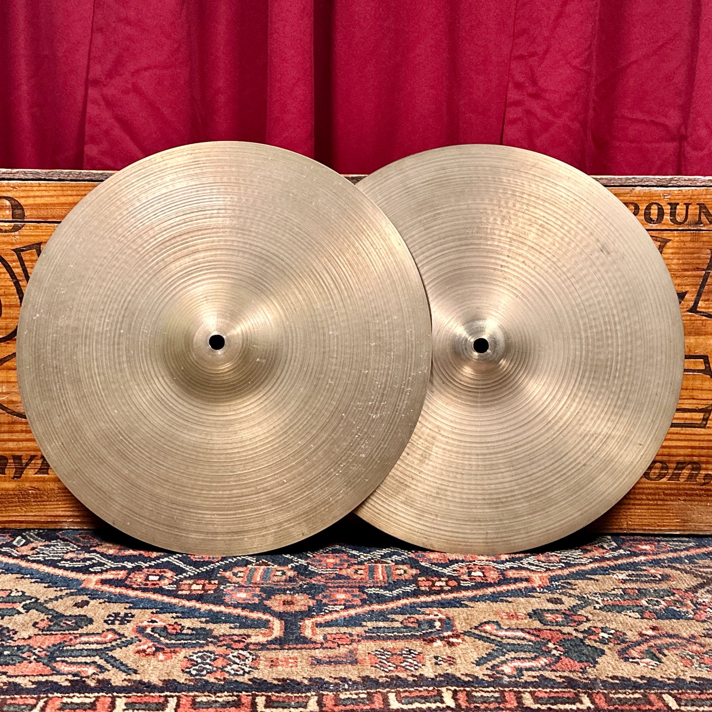 14" Zildjian A 1960s Hi-Hat Cymbal Pair 770g/840g *Video Demo*