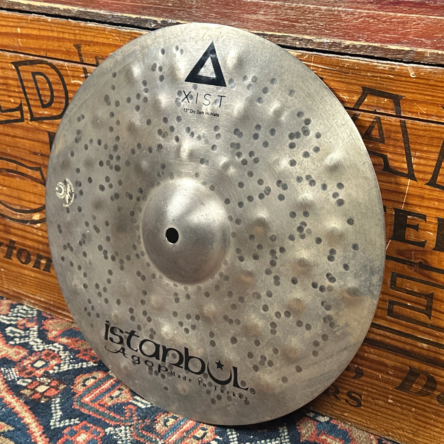 13" Istanbul Agop Xist Dry Dark Hi-Hat Cymbal Pair 512g/940g *Video Demo*