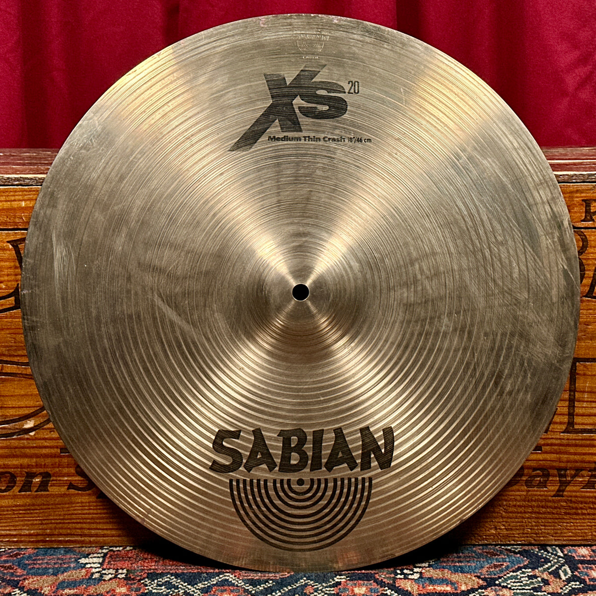 18" Sabian XS20 Medium Thin Crash Cymbal 1574g *Video*