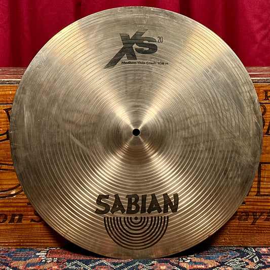 18" Sabian XS20 Medium Thin Crash Cymbal 1574g *Video*