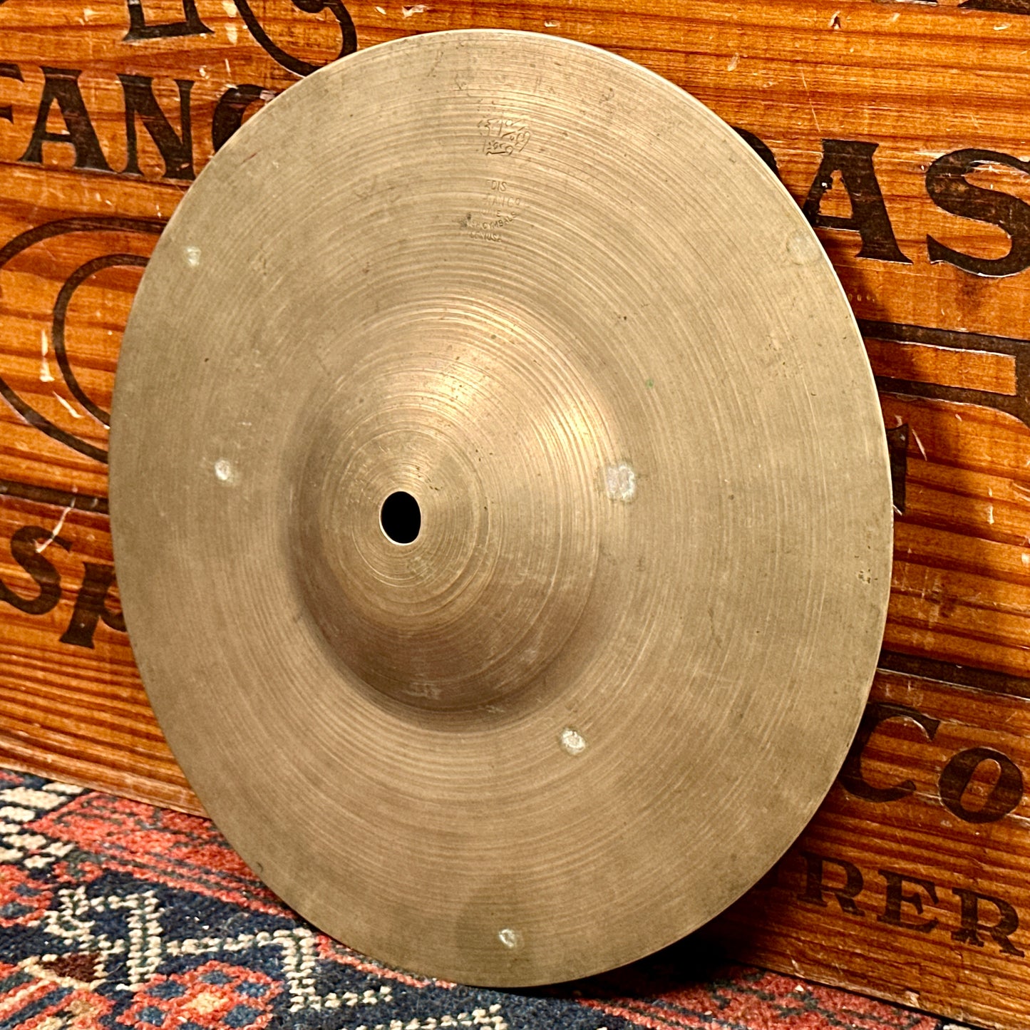 9" Zildjian A 1940s 1st / 2nd / Pre-Trans Stamp Splash Cymbal 190g