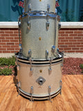 1960s Ludwig Hollywood Drum Set Silver Sparkle Pre-Serial COB