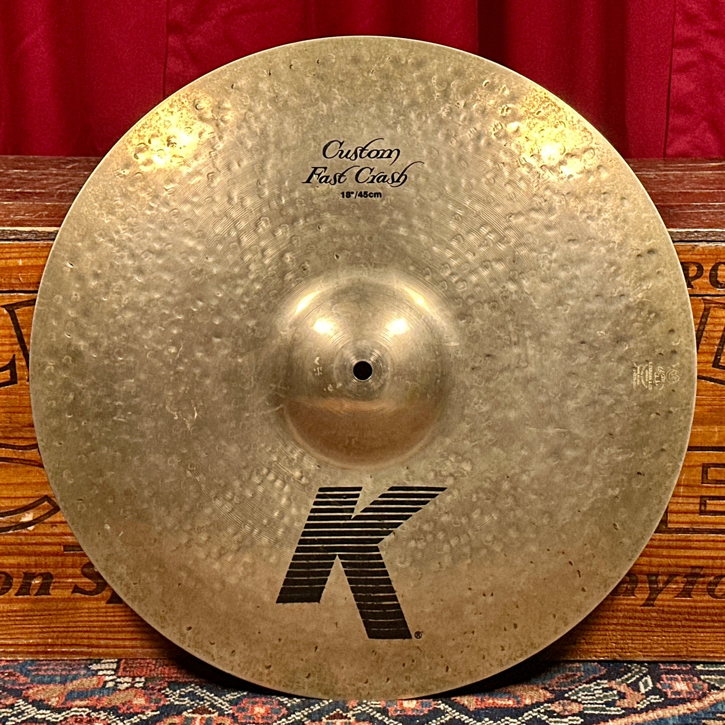 18" Zildjian K Custom Fast Crash Cymbal 1402g *Video Demo*