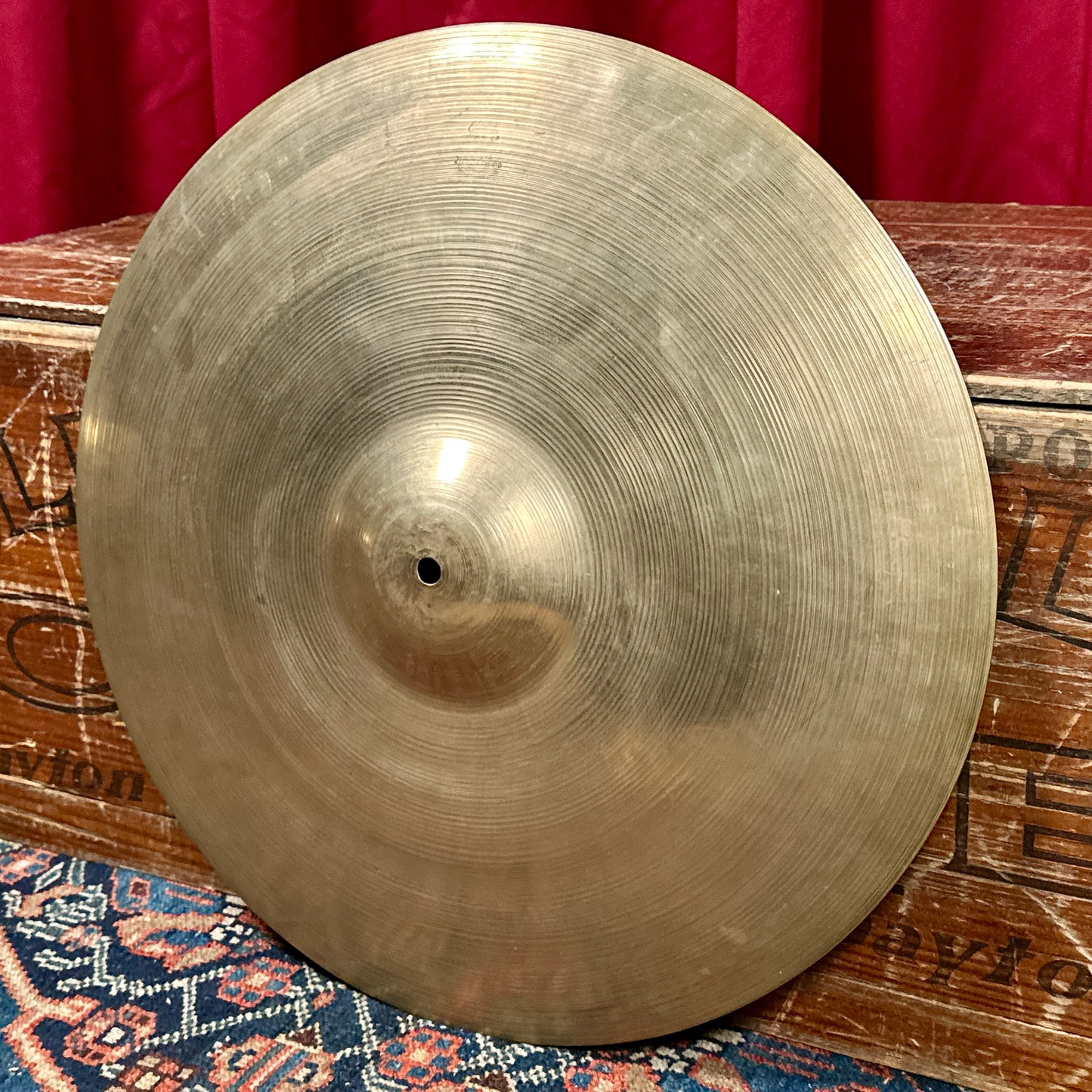 18" Zildjian A 1940s Trans Stamp Crash Ride Cymbal 1228g *Video Demo*
