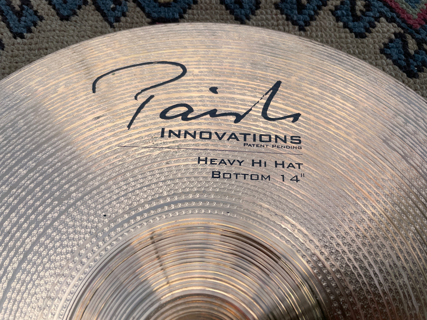 14" Paiste Innovations Heavy Bottom Hi-Hat Cymbal Single 1398g