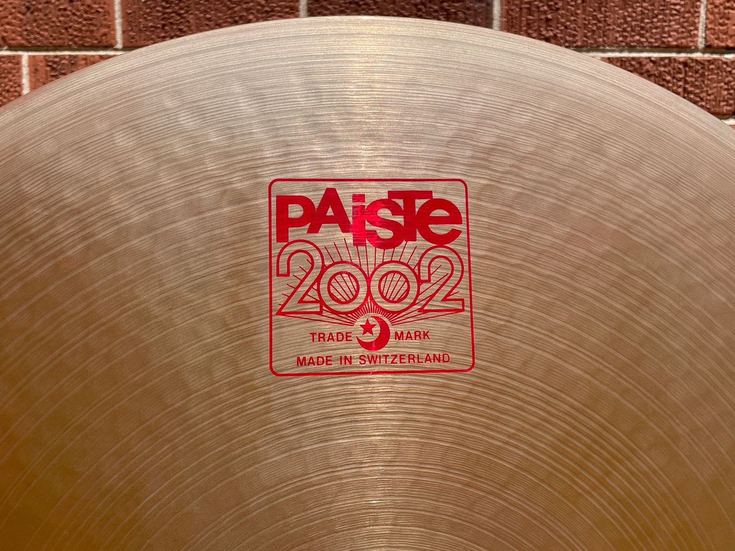 24" Paiste 2002 Ride Cymbal 3918g