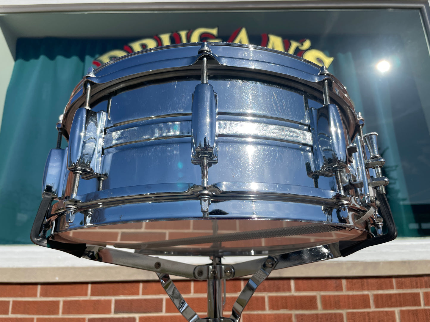 1960s Whitehall 5.5x14 Steel Snare Drum 10 Lug Made in Japan MIJ Pearl