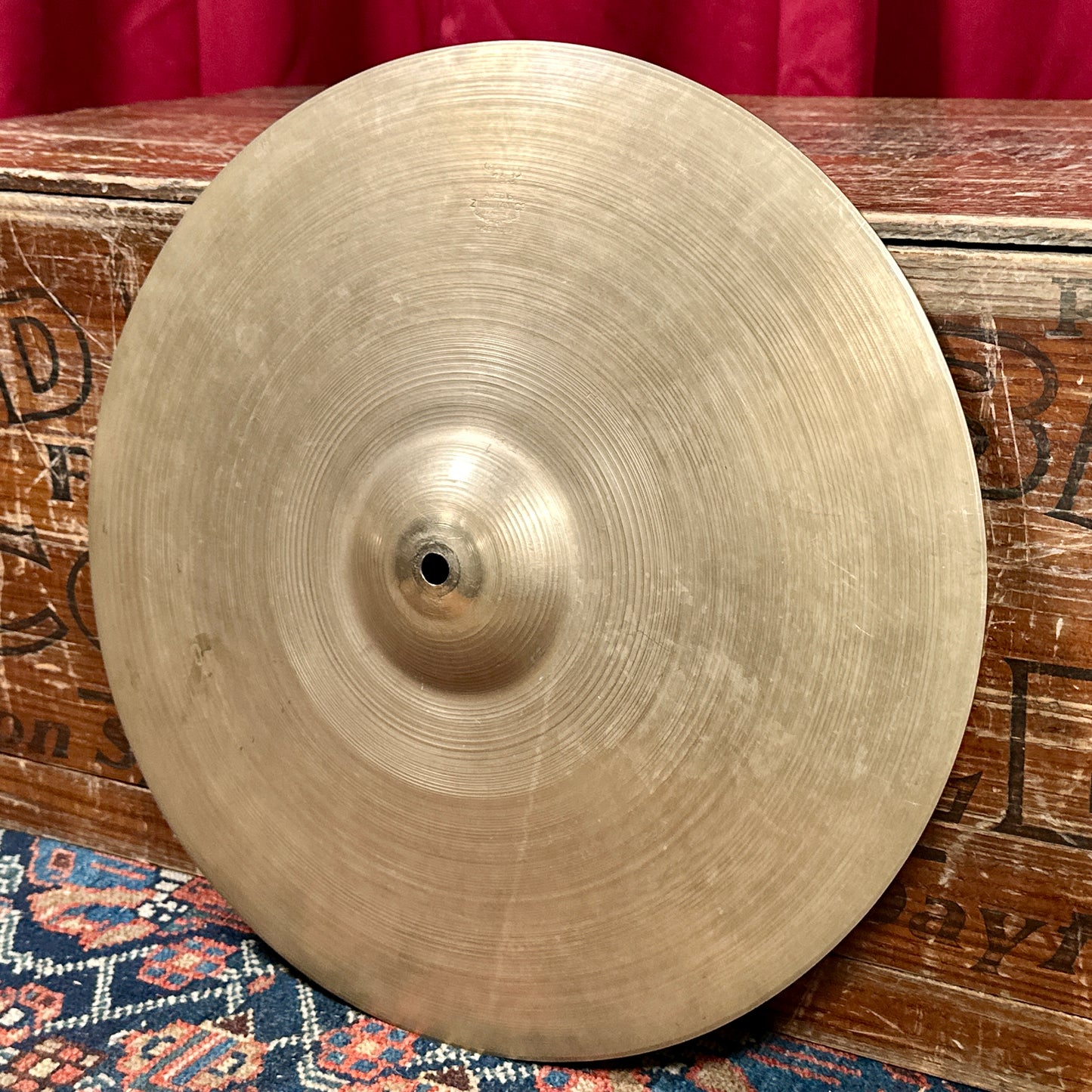 15" Zildjian A 1940s-1950s Trans Stamp Hi-Hat Cymbal Pair 754g/860g *Video Demo*
