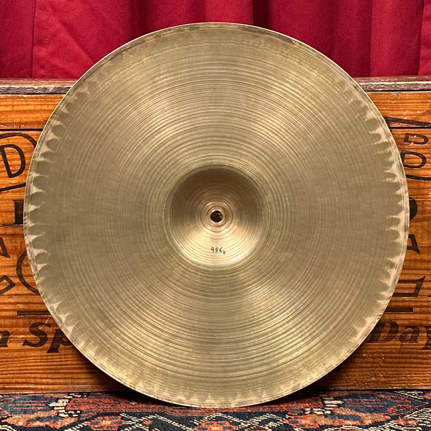 15" Zildjian A 1940s-1950s Trans Stamp Hi-Hat Cymbal Pair 880g/956g *Video Demo*