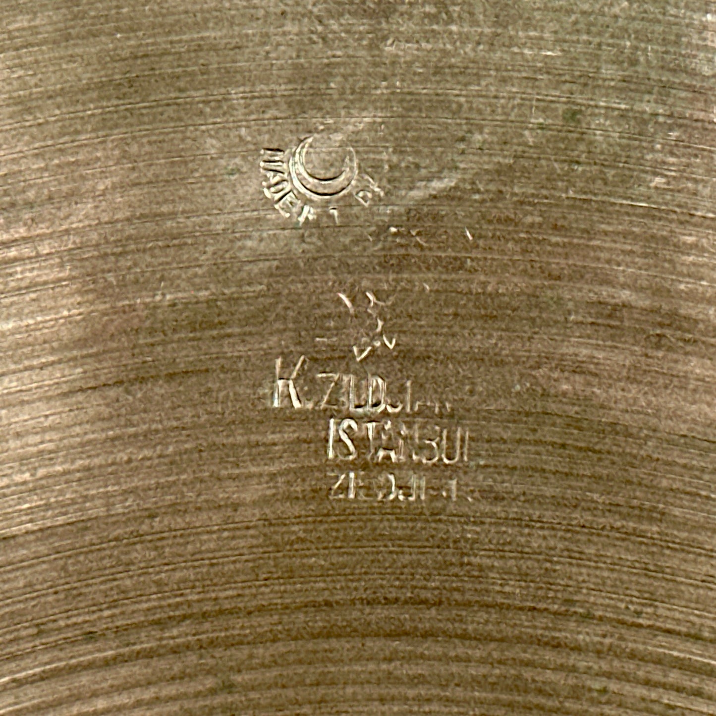 16" K. Zildjian Istanbul 1950s-1960s Intermediate Stamp Ride Cymbal 1528g *Video Demo*