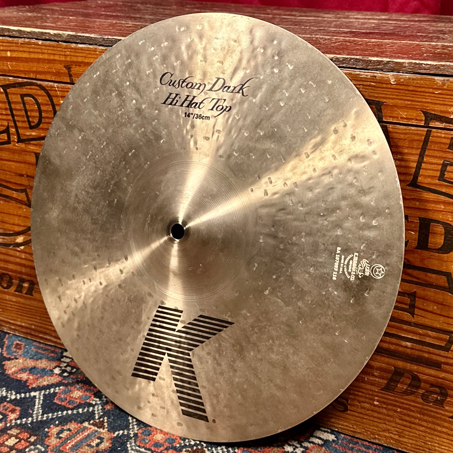 14" Zildjian K Custom Dark Hi-Hat Cymbal Pair 1038g/1186g *Video Demo*
