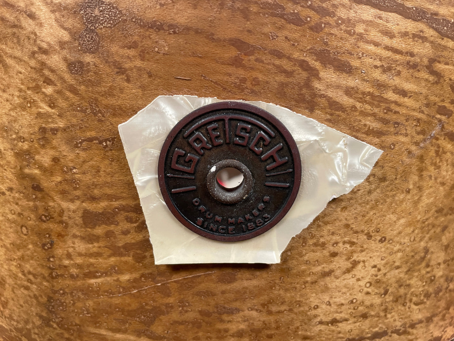 Vintage Gretsch 5.5x14 4105 Dixieland Snare Drum Shell Round Badge 6-Lug