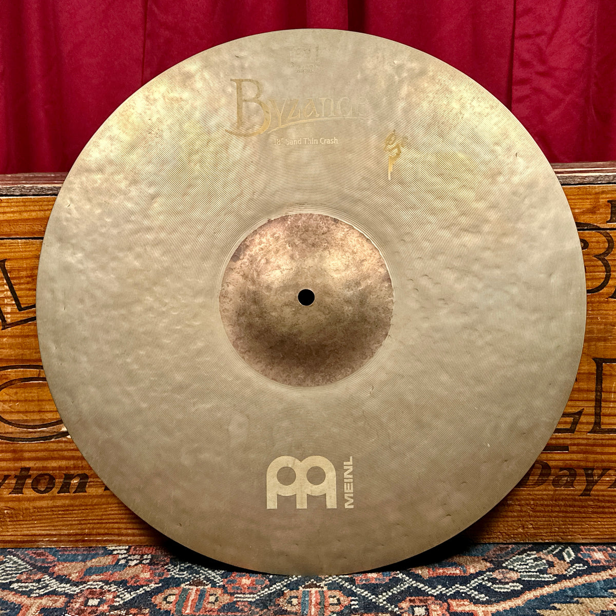 18" Meinl Byzance Sand Thin Crash Cymbal 1248g *Video*