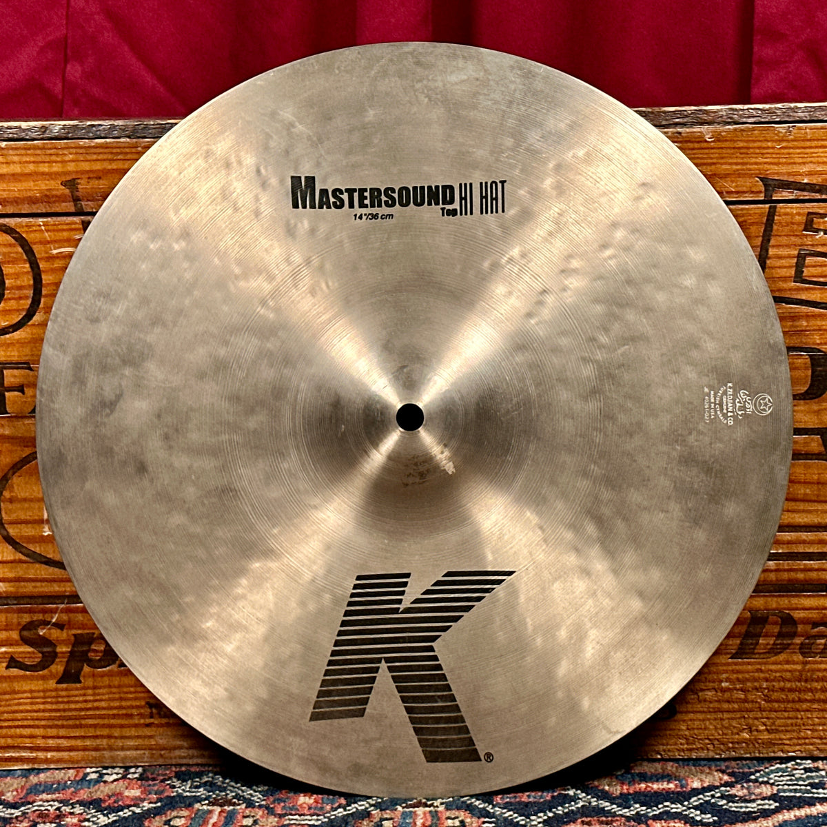14" Zildjian K Mastersound Hi-Hat Cymbal Pair 1226g/1418g *Video*