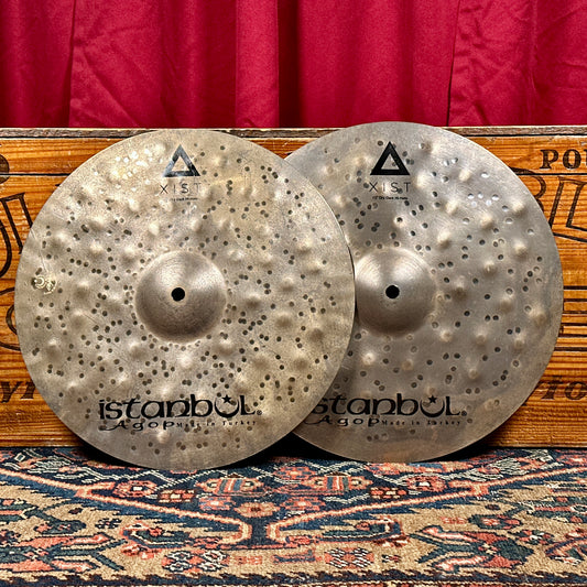 13" Istanbul Agop Xist Dry Dark Hi-Hat Cymbal Pair 494g/958g *Video Demo*