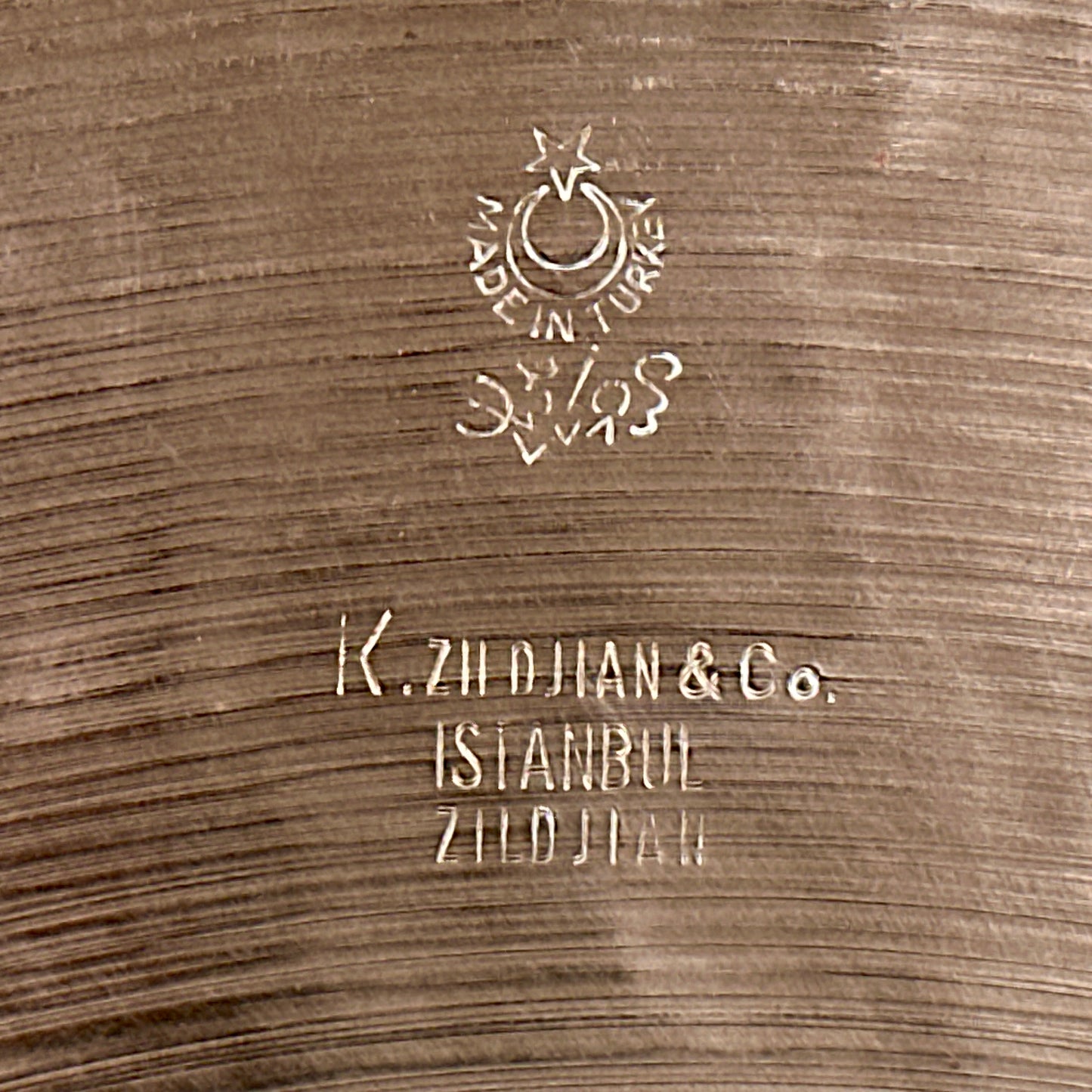 18" K. Zildjian Istanbul 1960s-1970s New Stamp Crash Ride Cymbal 1380g