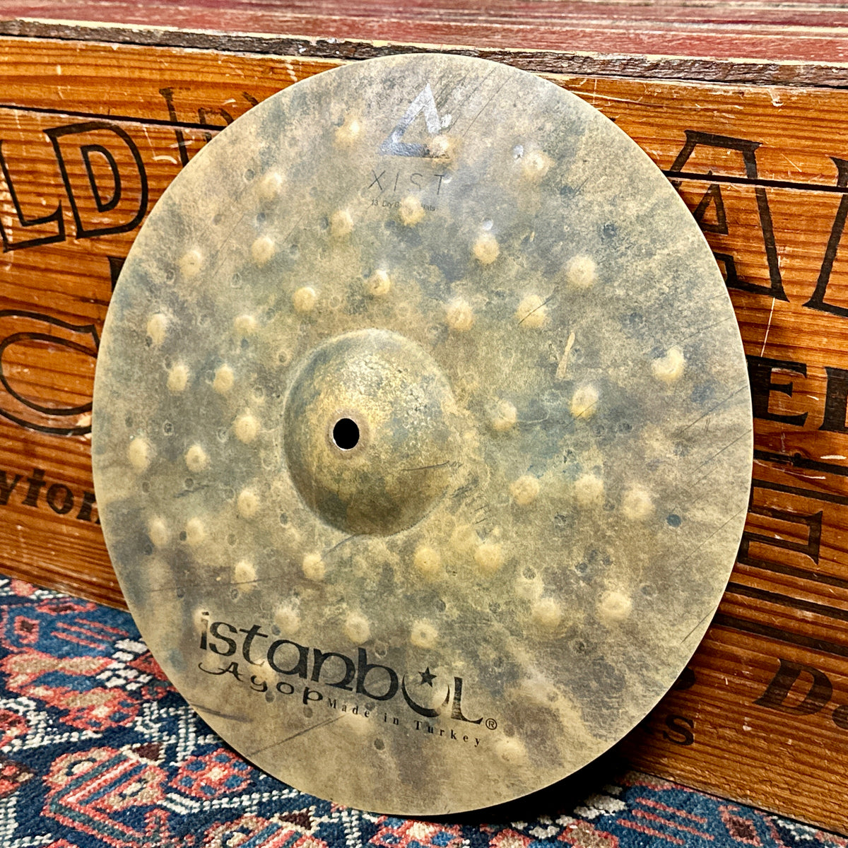13" Istanbul Agop Xist Dry Dark Hi-Hat Cymbal Pair 540g/964g *Video*