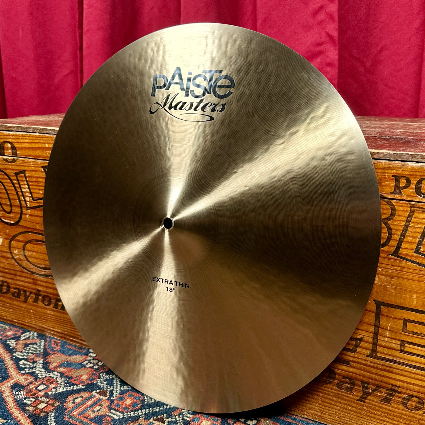18" Paiste Masters Extra Thin Crash Cymbal 1160g *Video*
