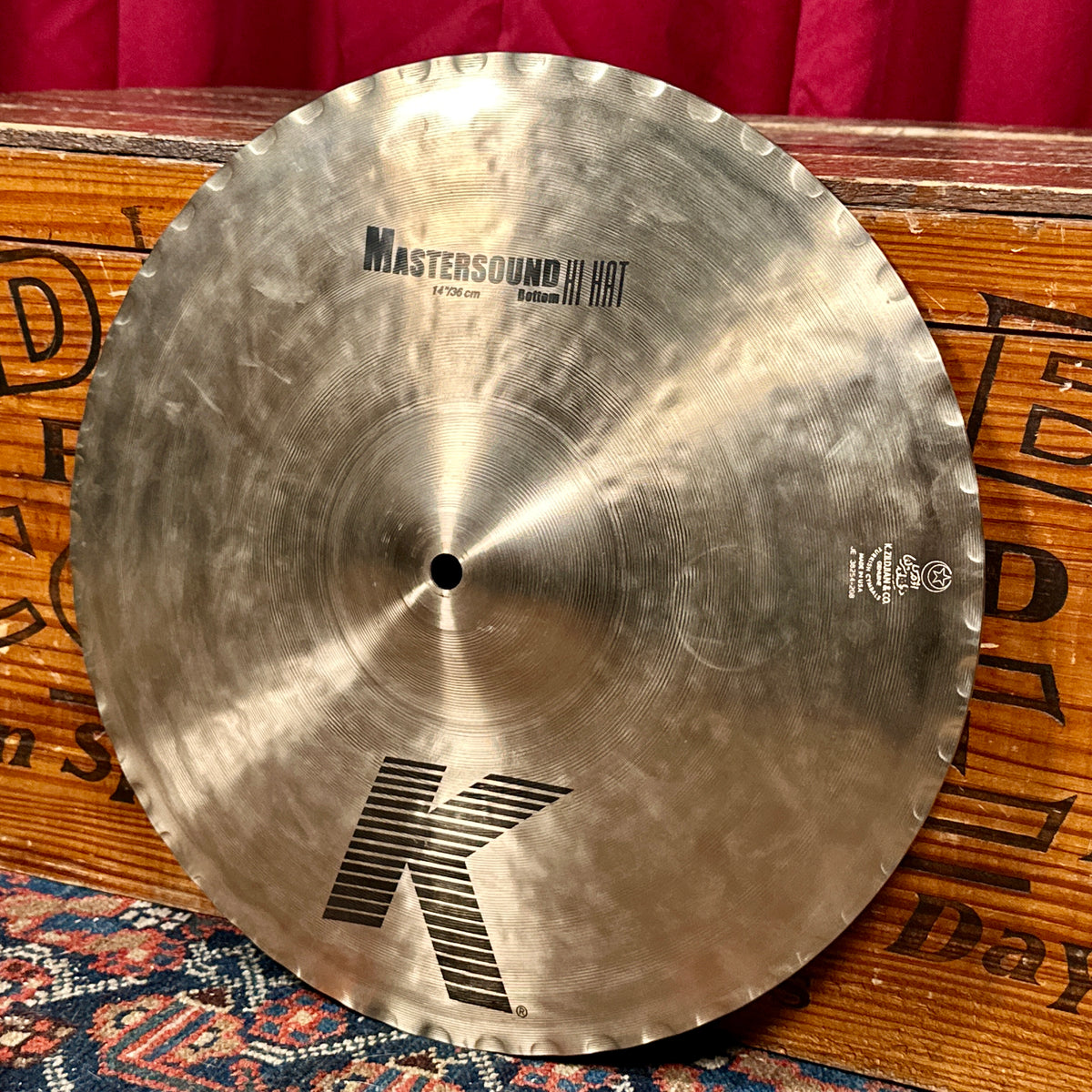14" Zildjian K Mastersound Hi-Hat Cymbal Pair 1226g/1418g *Video*