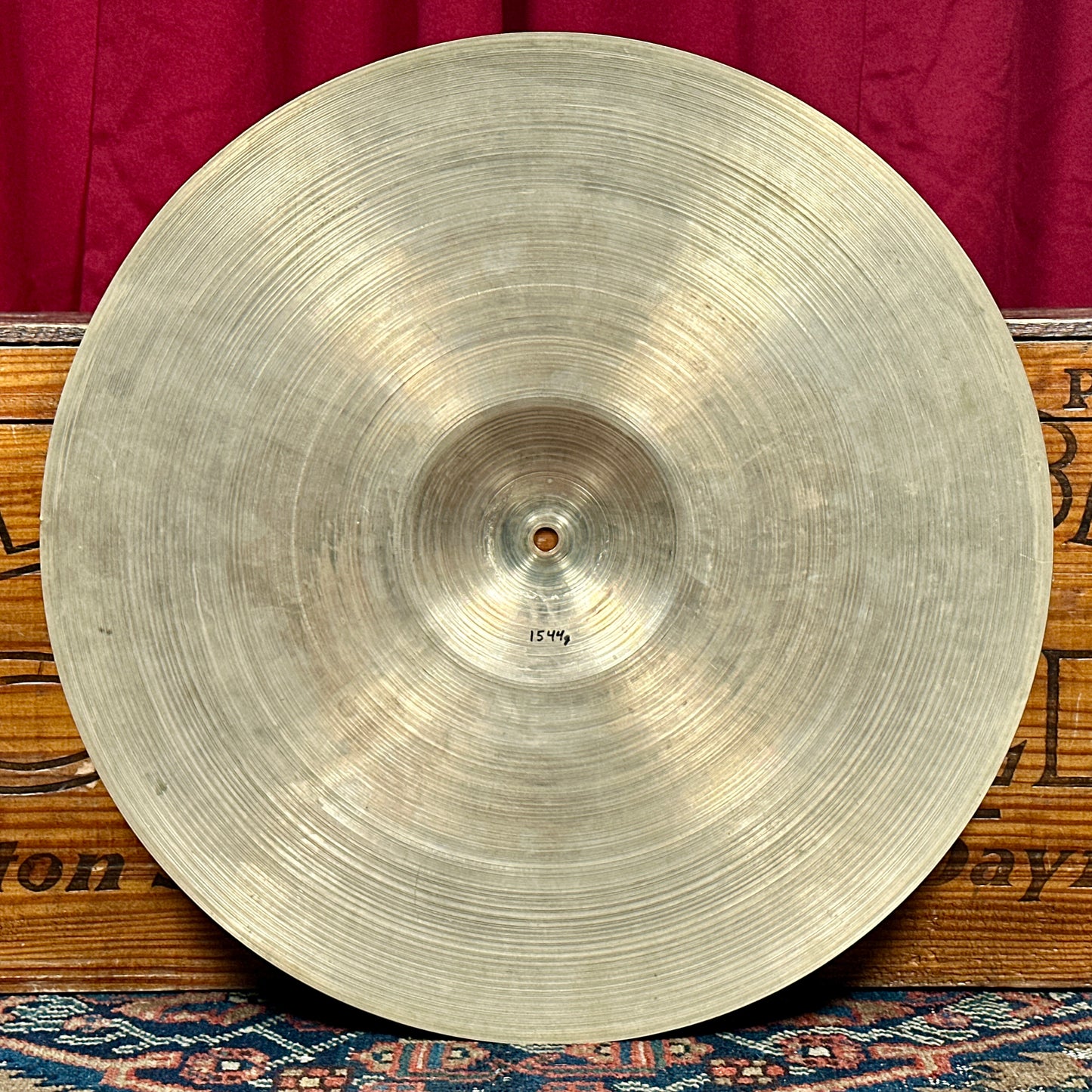 18" Zildjian A 1950s Large Stamp Ride Cymbal 1544g *Video Demo*