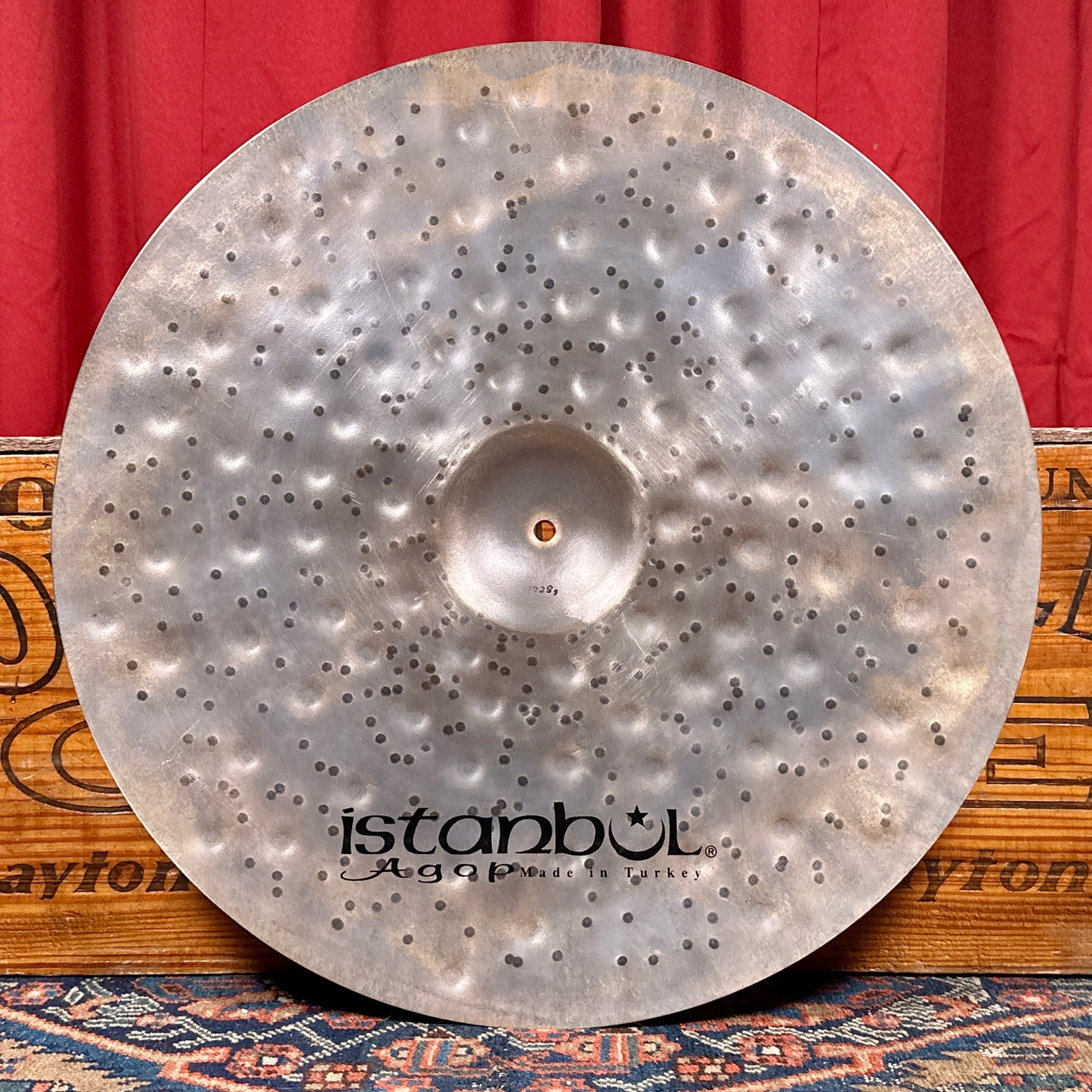 22" Istanbul Agop Xist Dry Dark Crash Cymbal 1728g *Video Demo*