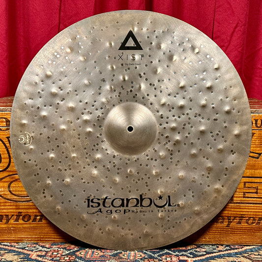 22" Istanbul Agop Xist Dry Dark Crash Cymbal 1684g *Video*