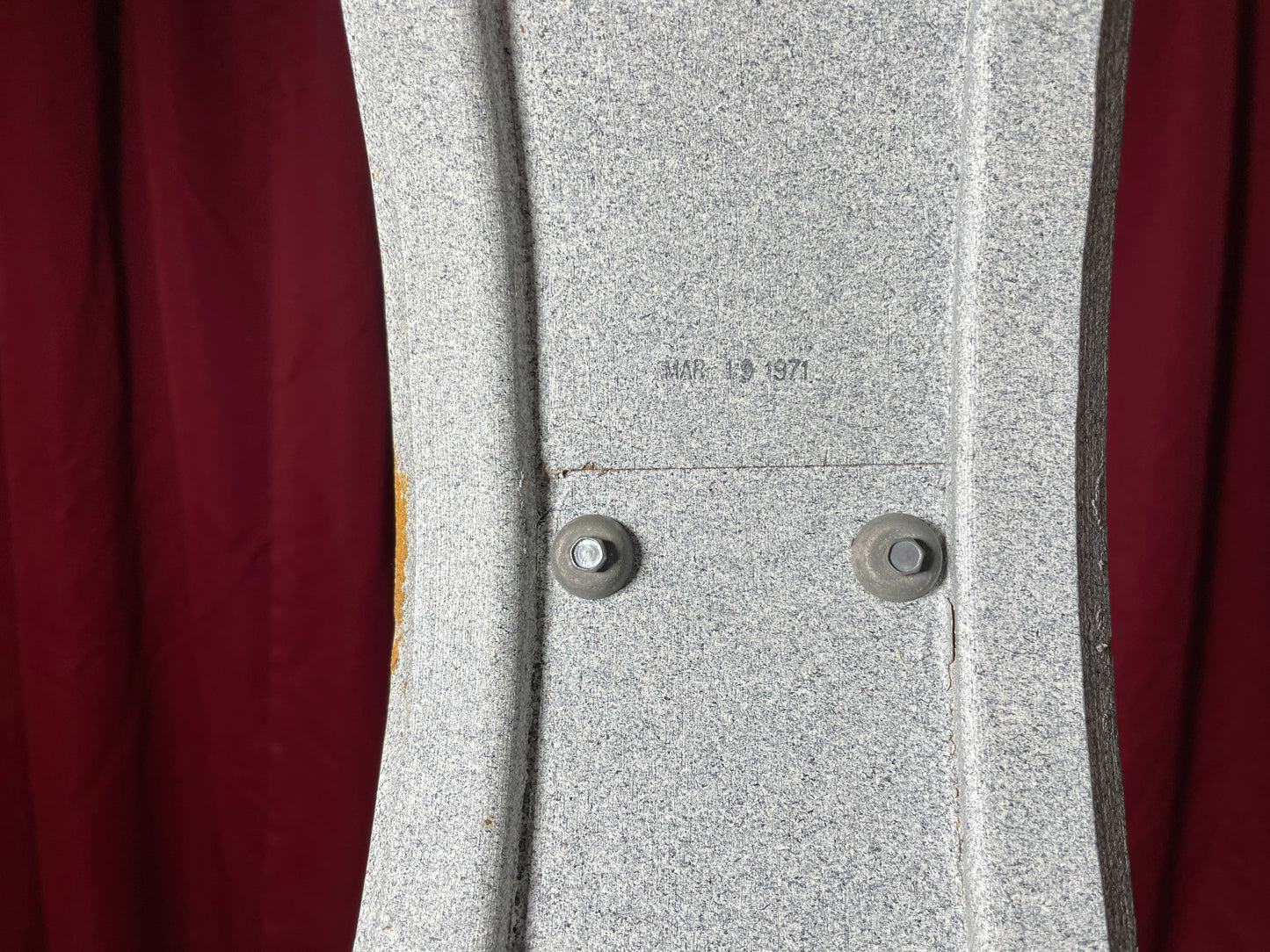 1970s Ludwig Standard 5x14 Avocado Strata Snare Drum