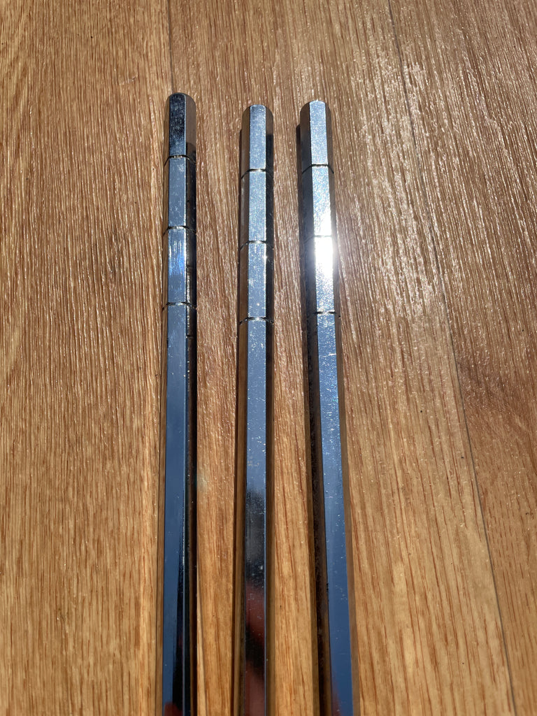 1960s Rogers SwivOMatic Hex Floor Tom Legs Set of 3 Drugan's