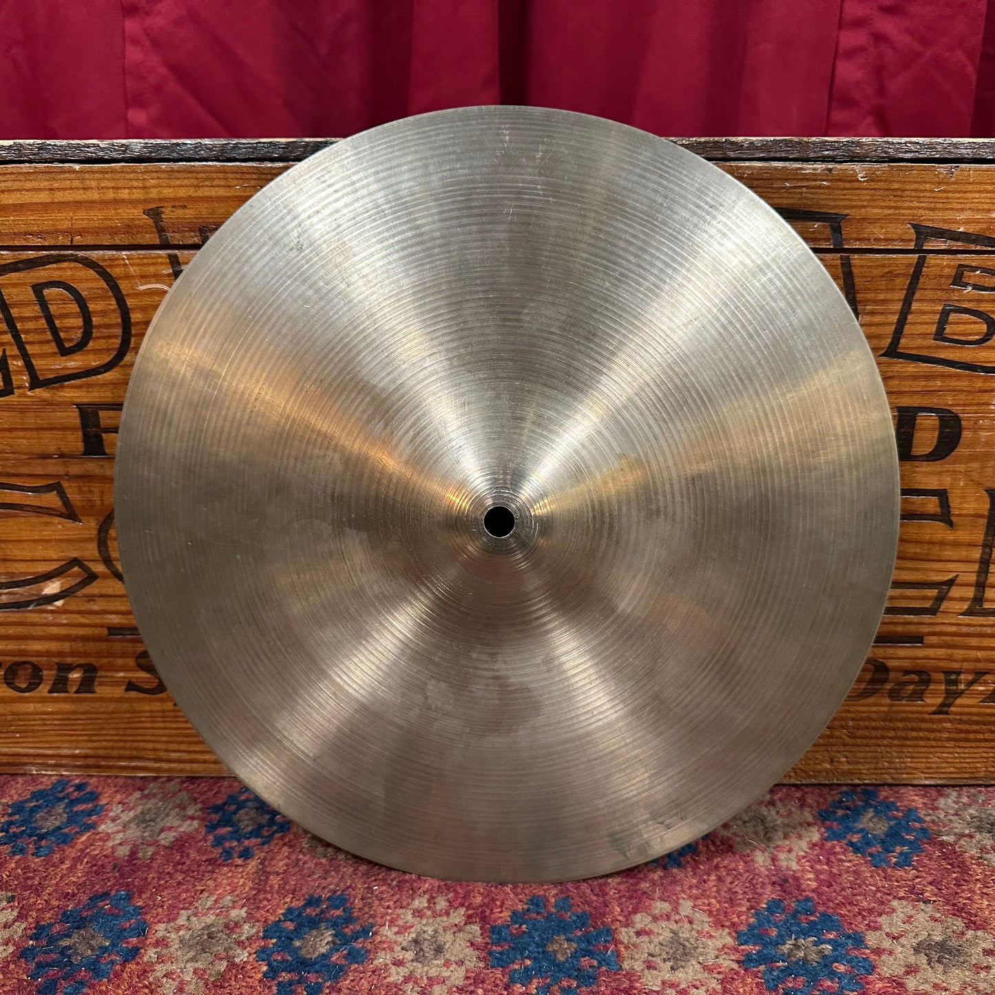 14" UFIP Vintage Hi-Hat Cymbal Pair 764g/794g Ajaha Made In Italy *Video Demo*